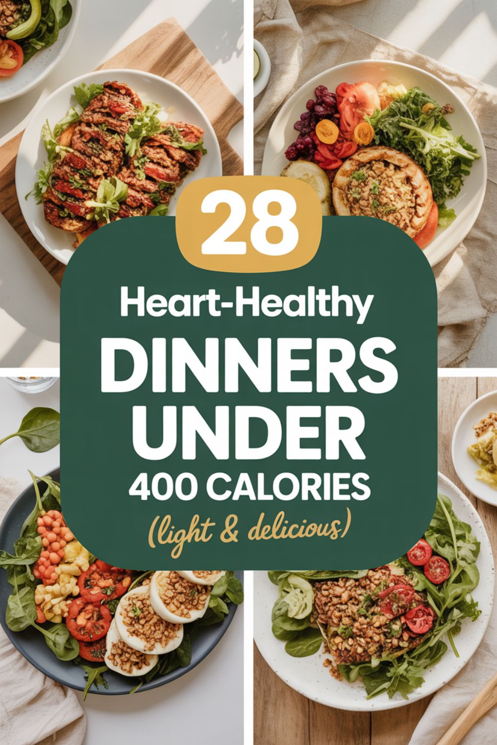 Mediterranean dinner spread