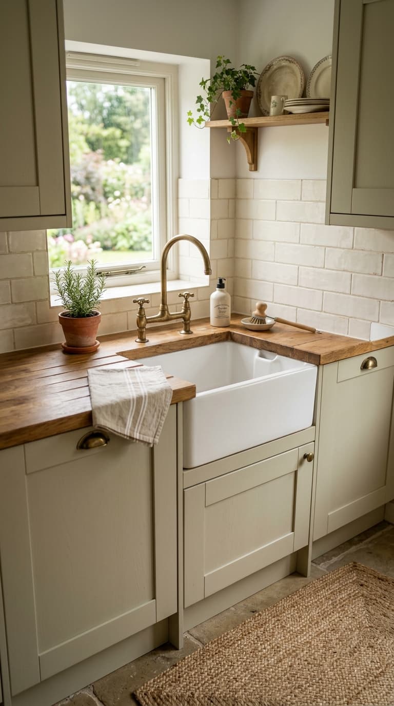 Install a Belfast or Butler Sink