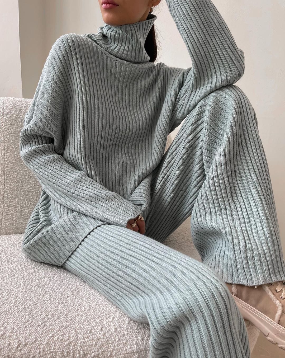 Cozy Knit Sweater Styling