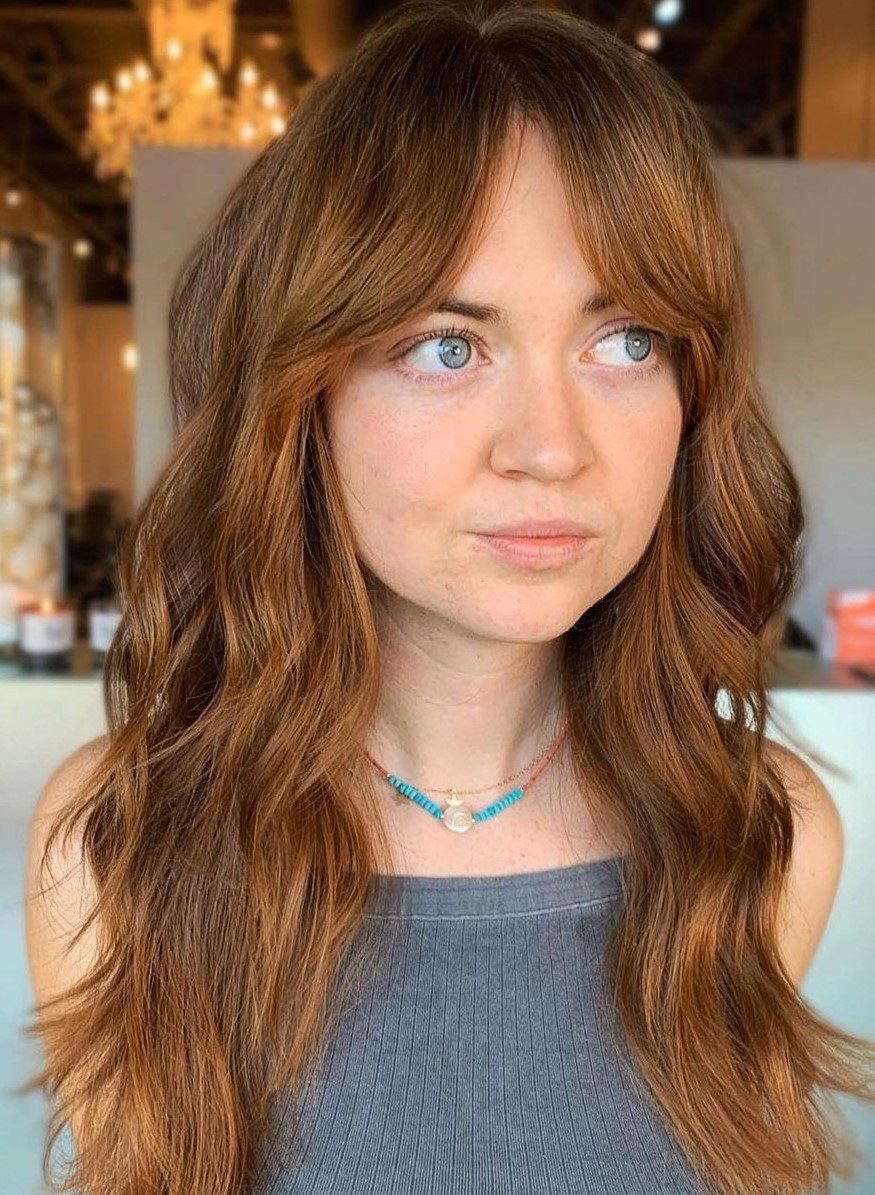 Curtain Bangs With Braided Hairstyles