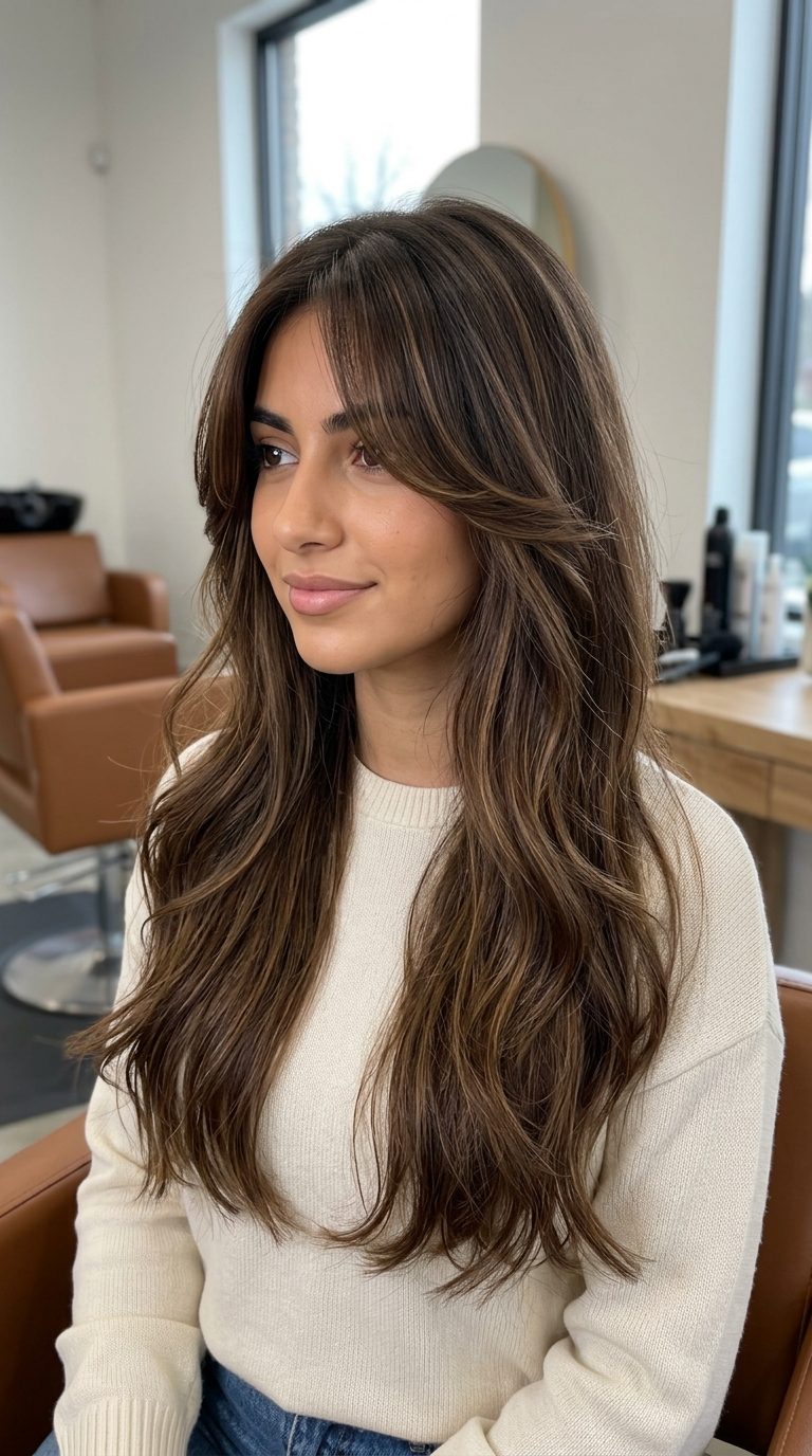 6 Curtain Bangs With Long Hair Ideas You Need To See