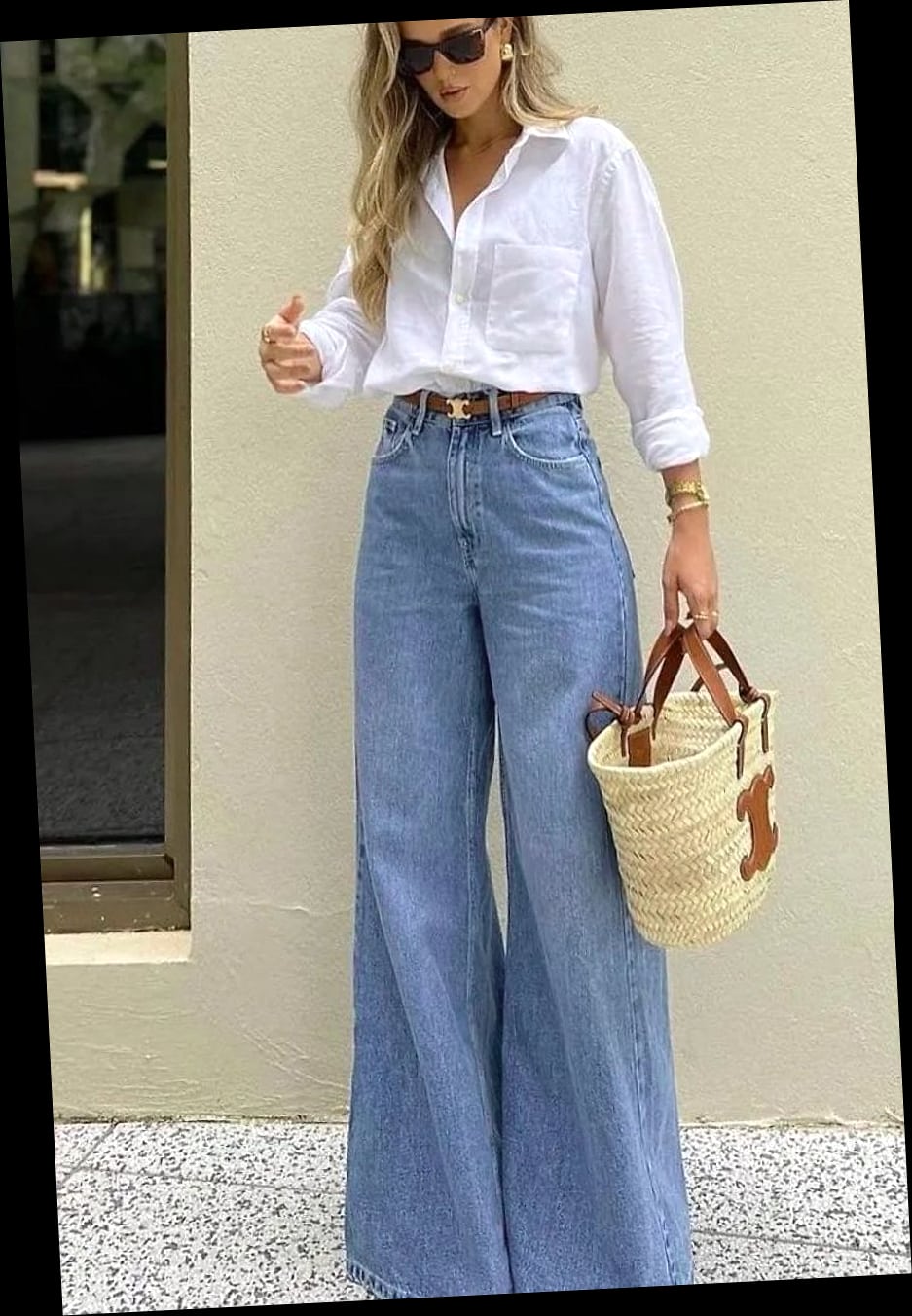Accessorising Wide Leg Jeans the Right Way