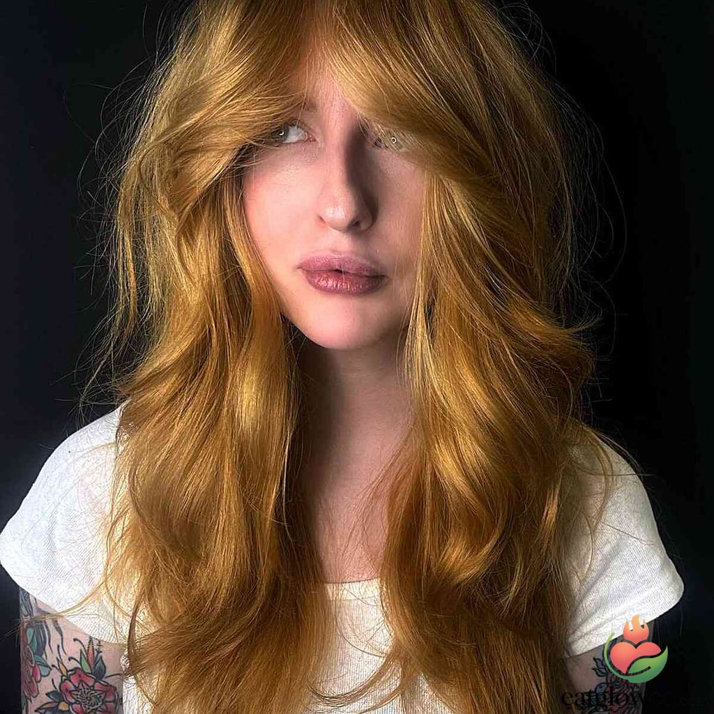 11 Curtain Bangs With Long Hair Ideas You Need To See 11 Blended Long Curtain Bangs