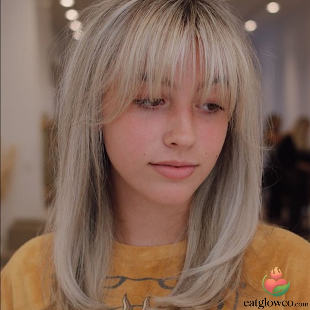 11 Curtain Bangs With Long Hair Ideas You Need To See 5 Blonde Hair with See-Through Bangs