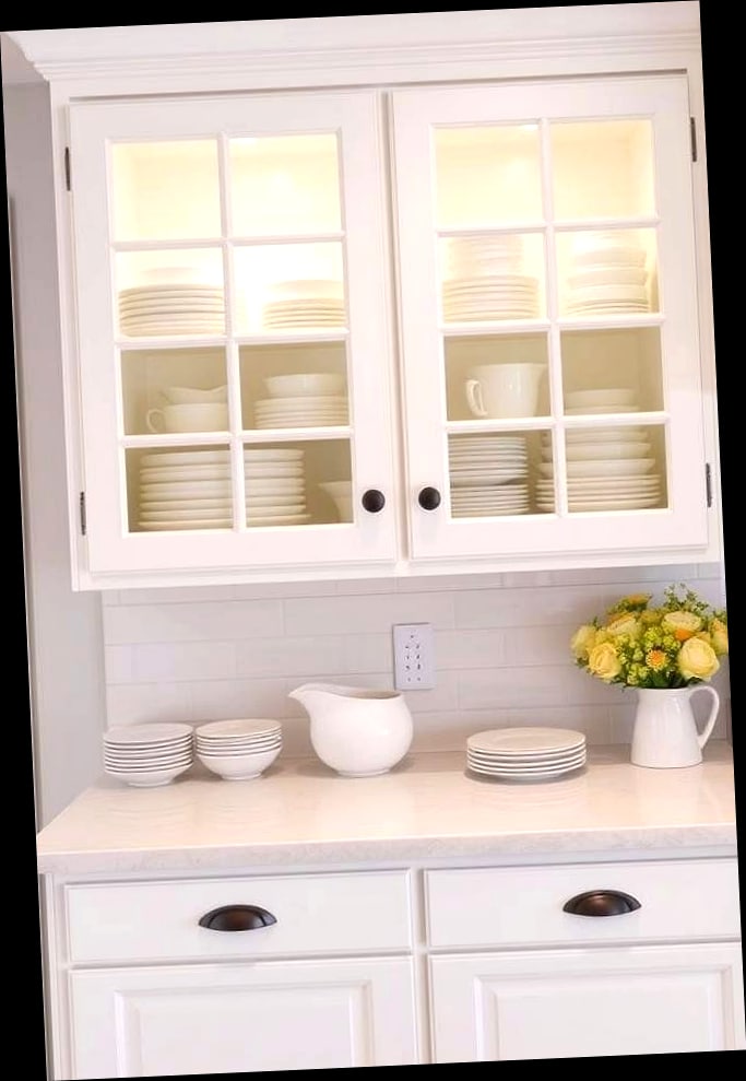 Bright White Kitchen with Natural Linen and Rattan Accents