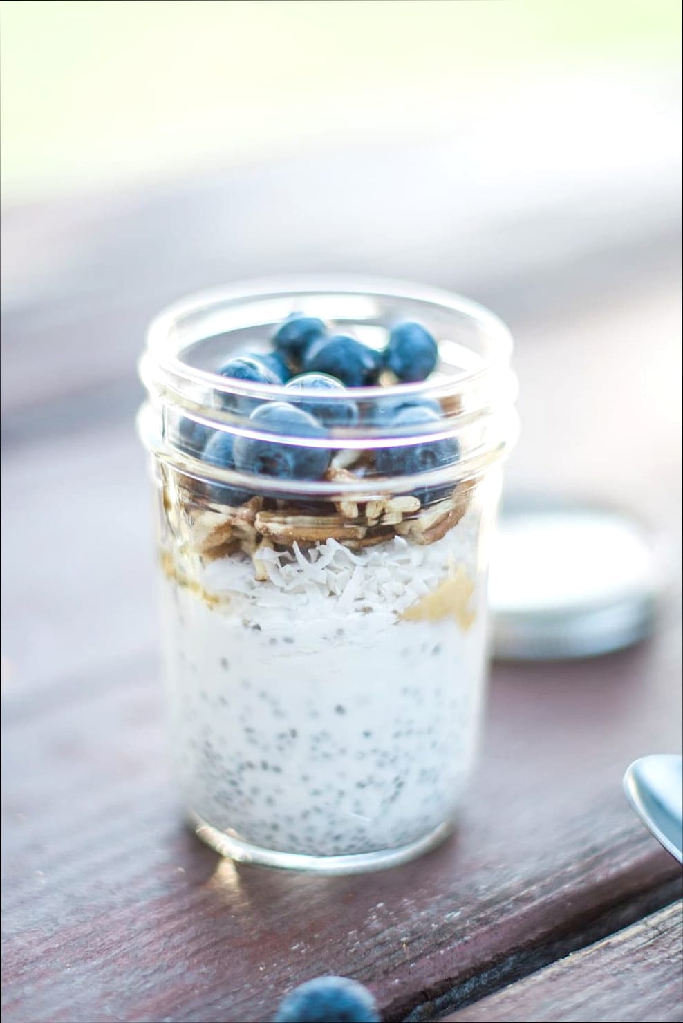 Chia Pudding With Almond Milk & Fresh Fruit 7 Chia Pudding With Almond Milk & Fresh Fruit