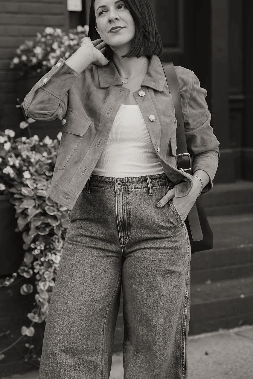 The Cropped Jacket Weekend Outfit