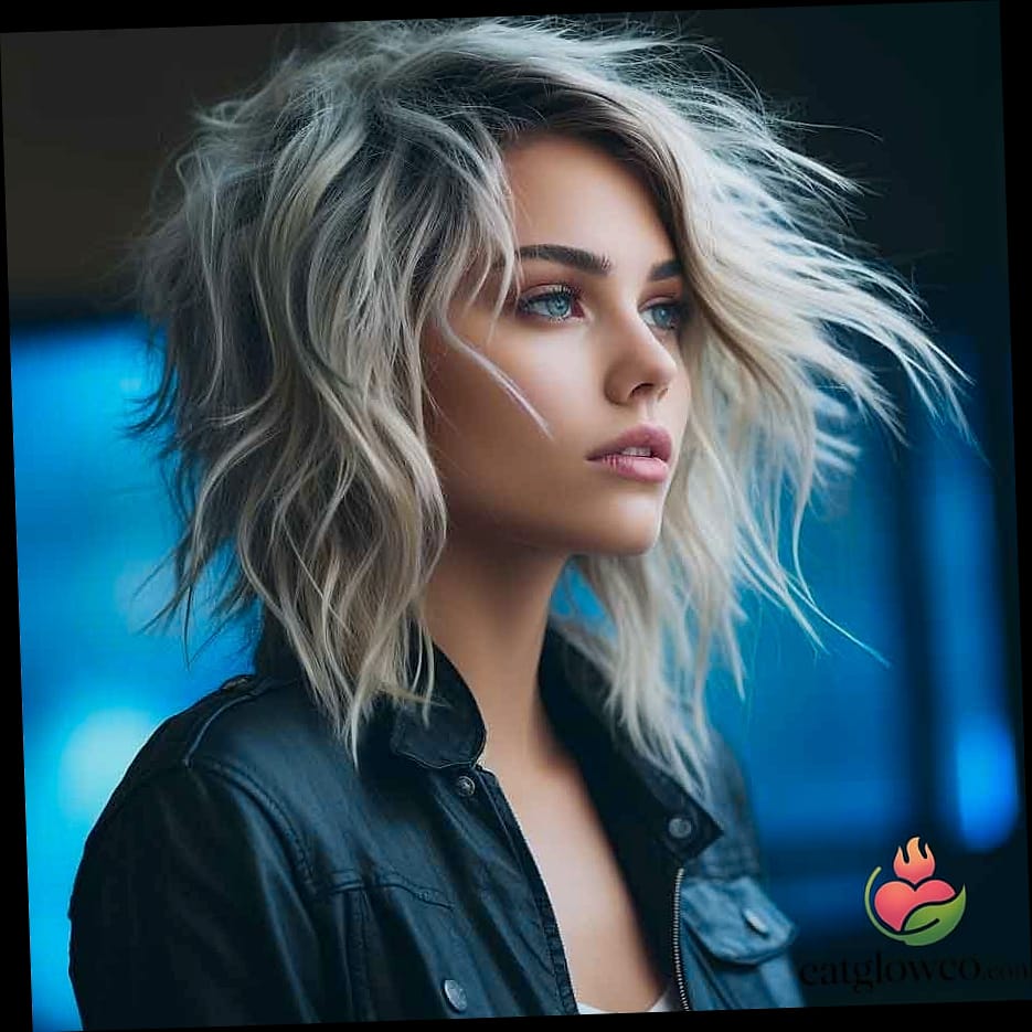 Wolf Cut For Women: 11 Trendy Looks To Ask Your Stylist 9 Edgy Wolf Cut With Darker Roots