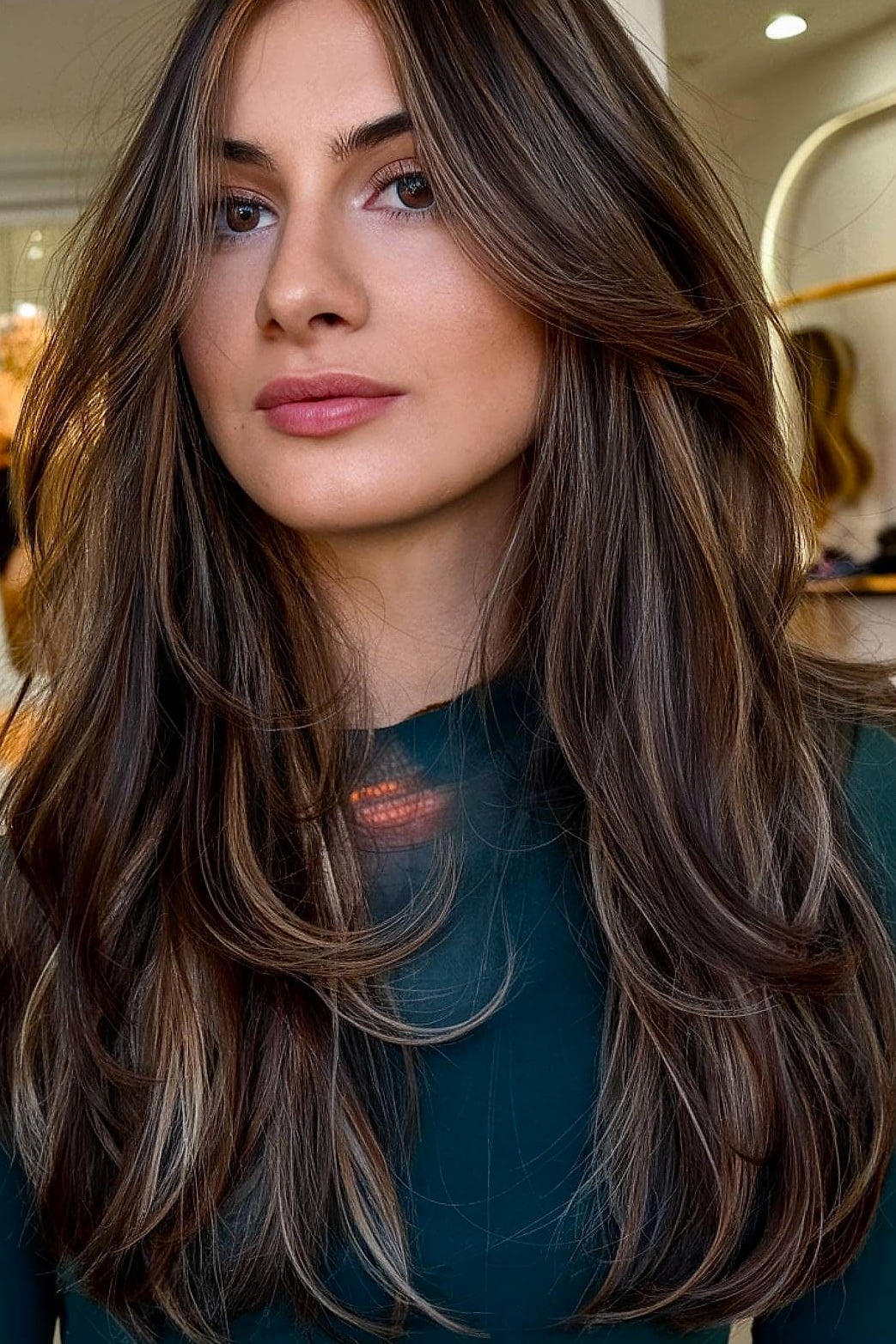 21 Curtain Bangs Hairstyle Ideas That Actually Look Good 17 Extra Long Curtain Bangs
