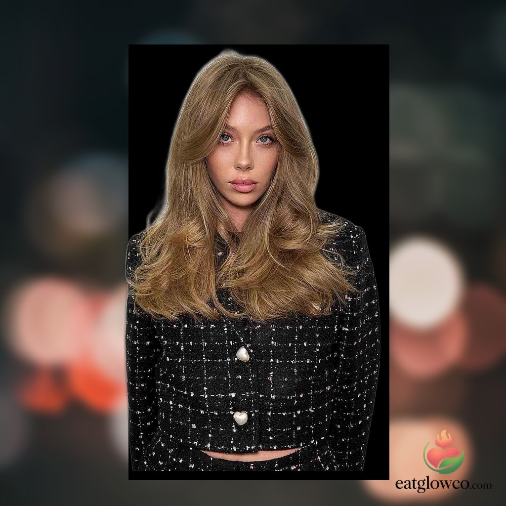 7 Curtain Bangs With Long Hair Ideas You Need To See 13 Golden Brown Hair with Curtain Bangs and Volume