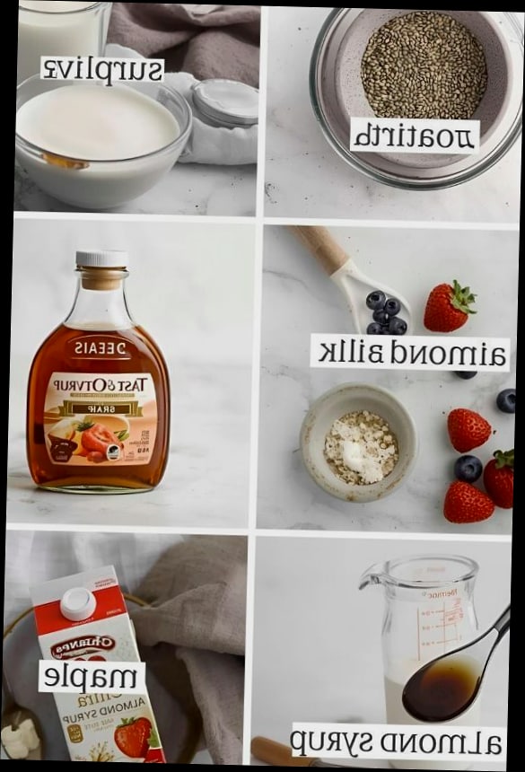 Chia Pudding With Almond Milk & Fresh Fruit 3 Ingredients You'll Need