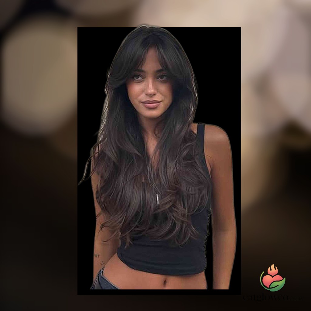 7 Curtain Bangs With Long Hair Ideas You Need To See 4 Long Hair with Curtain Bangs and Soft Layers