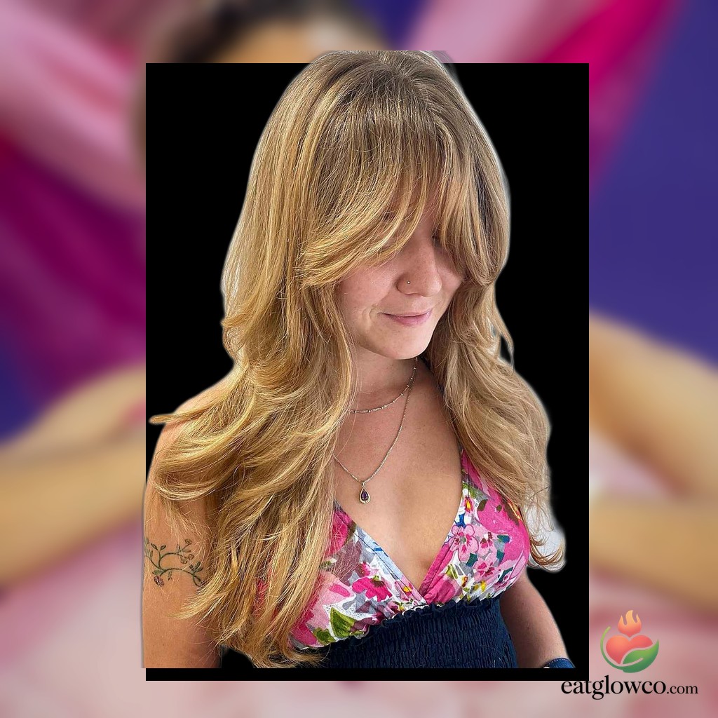 7 Curtain Bangs With Long Hair Ideas You Need To See 26 Long Shaggy Hair with a Curtain Fringe