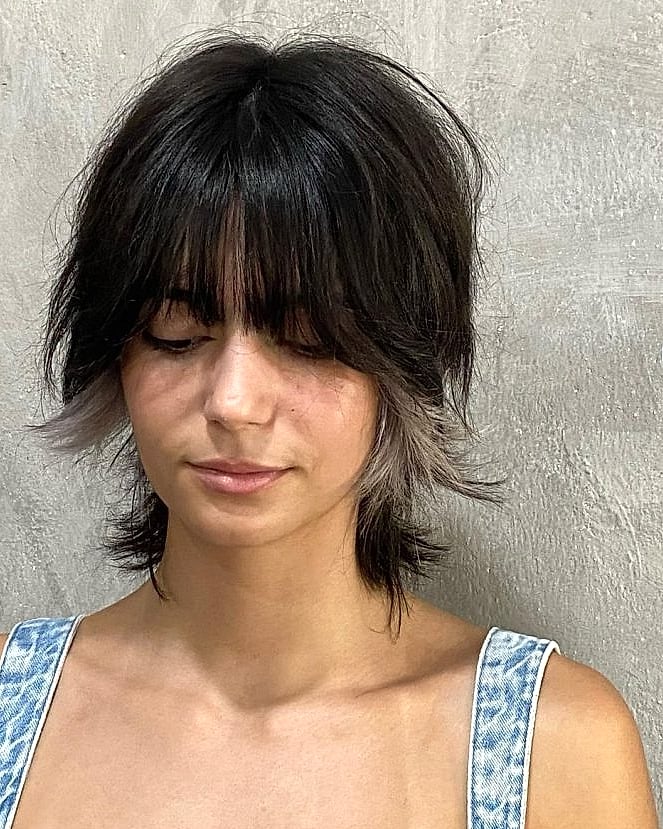 Wolf Cut With Bangs: 11 Ideas That Look So Good 12 Short Wolf Cut With Bangs