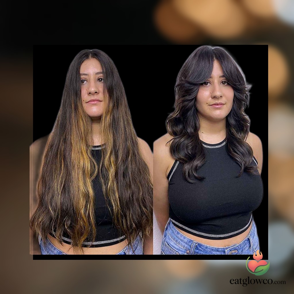 7 Curtain Bangs With Long Hair Ideas You Need To See 29 Soft Curtain Fringe on Dark, Wavy Hair