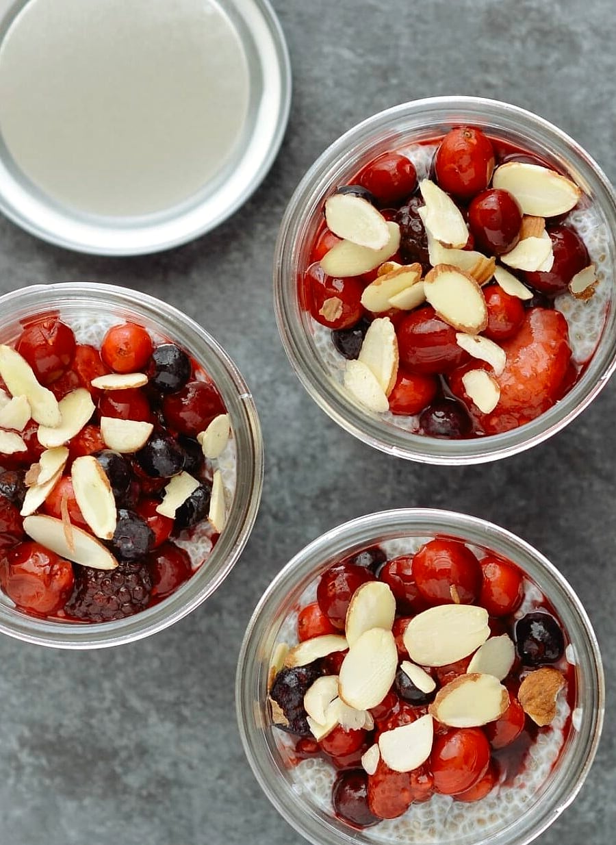 Chia Pudding With Almond Milk & Fresh Fruit 5 Storage and Reheating