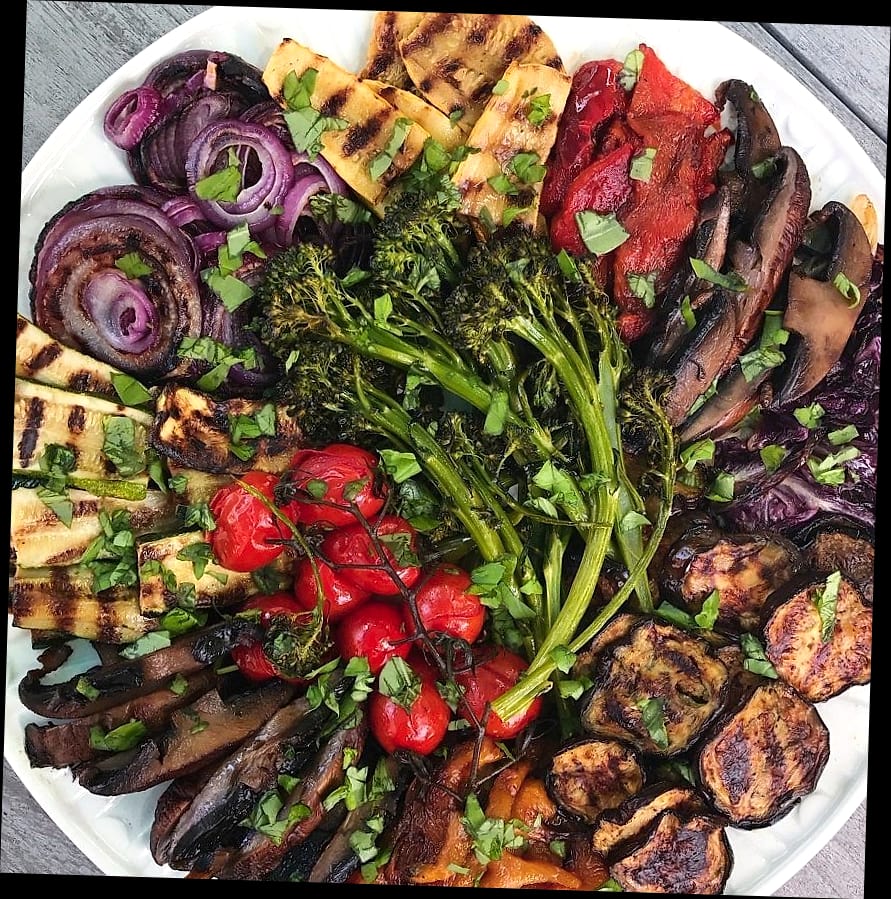 Grilled Veggie Platter With Hummus 5 Storage and Reheating