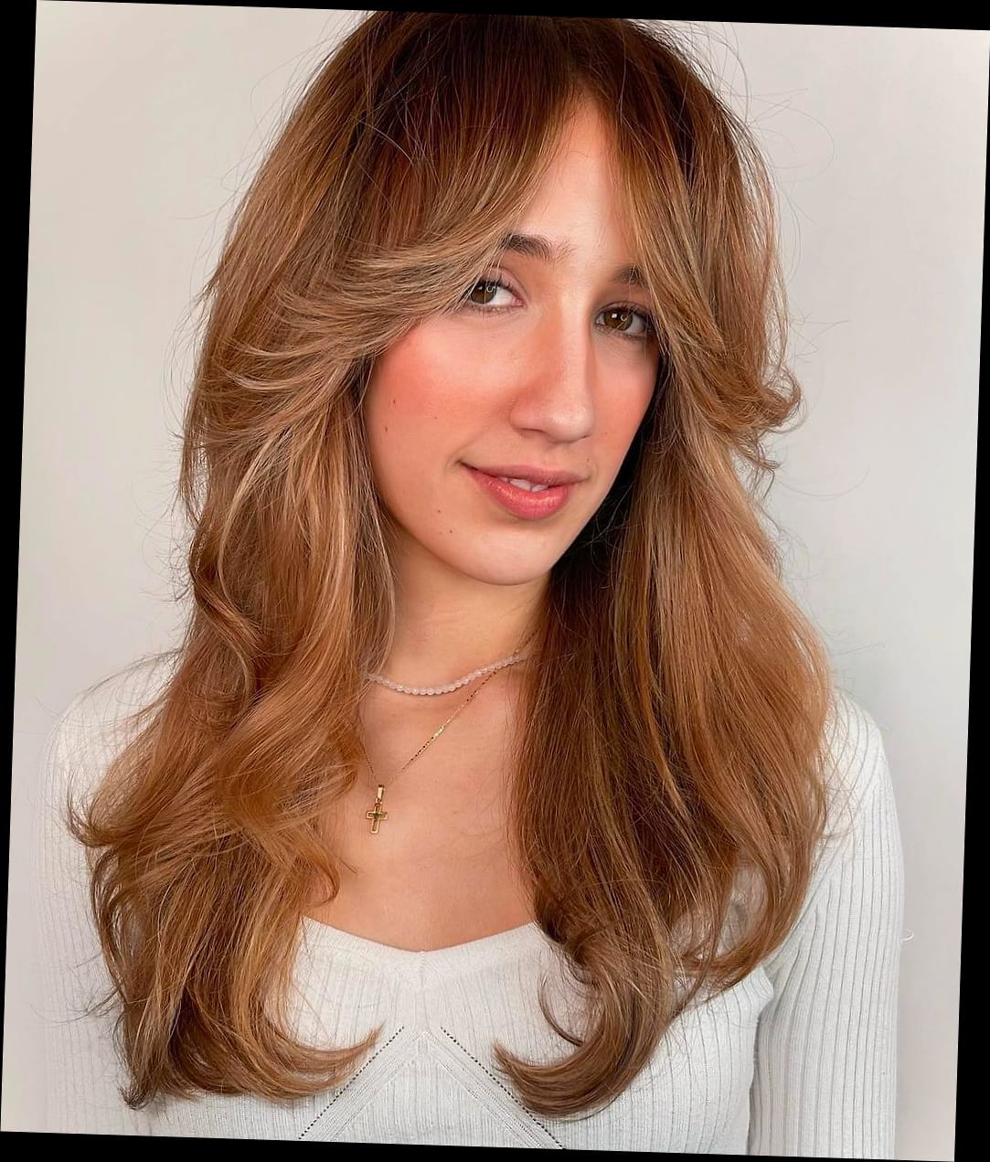 21 Curtain Bangs Hairstyle Ideas That Actually Look Good 20 Stunning Long Curtain Bangs with Layers