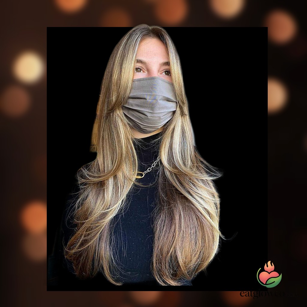 7 Curtain Bangs With Long Hair Ideas You Need To See 2 Waist-Length Layered Cut with a Long Curtain Fringe