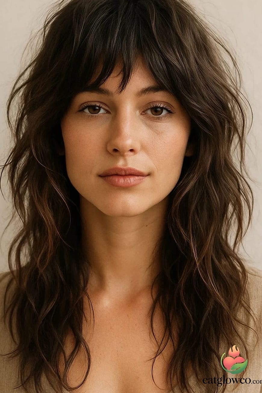Wolf Cut For Women: 11 Trendy Looks To Ask Your Stylist 4 Wavy Wolf Cut For Naturally Textured Hair